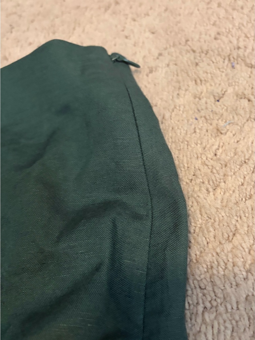 LOFT Ruched Linen Midi Skirt - Picture 4 of 6